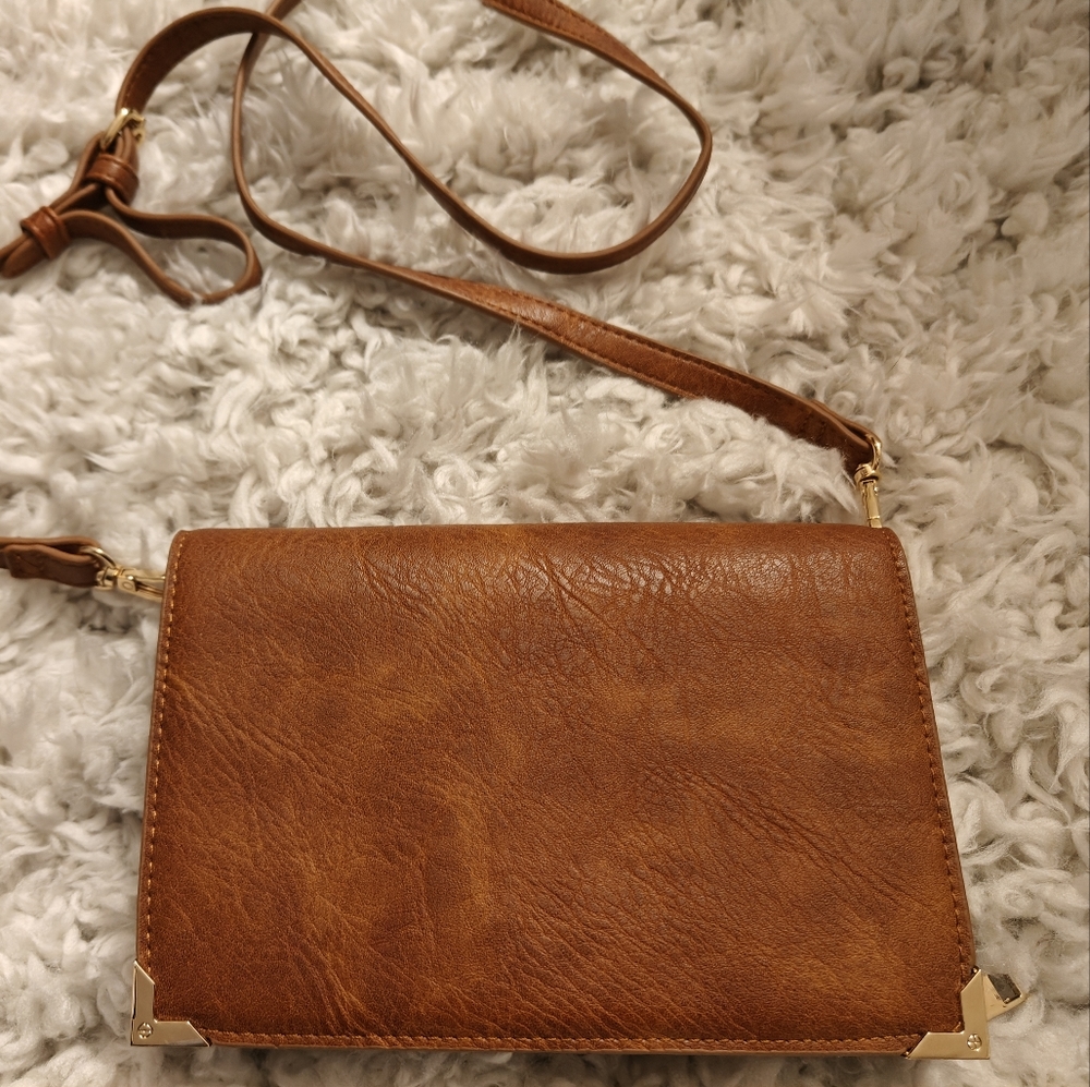 Tan Urban Expressions Clutch - Vegan Leather